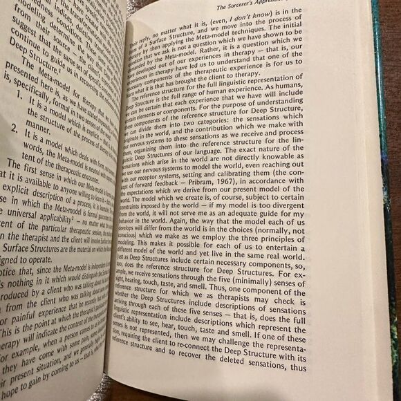 The Structure of Magic 2 Volume Set Grinder And Bandler vintage grannycore - Picture 13 of 16